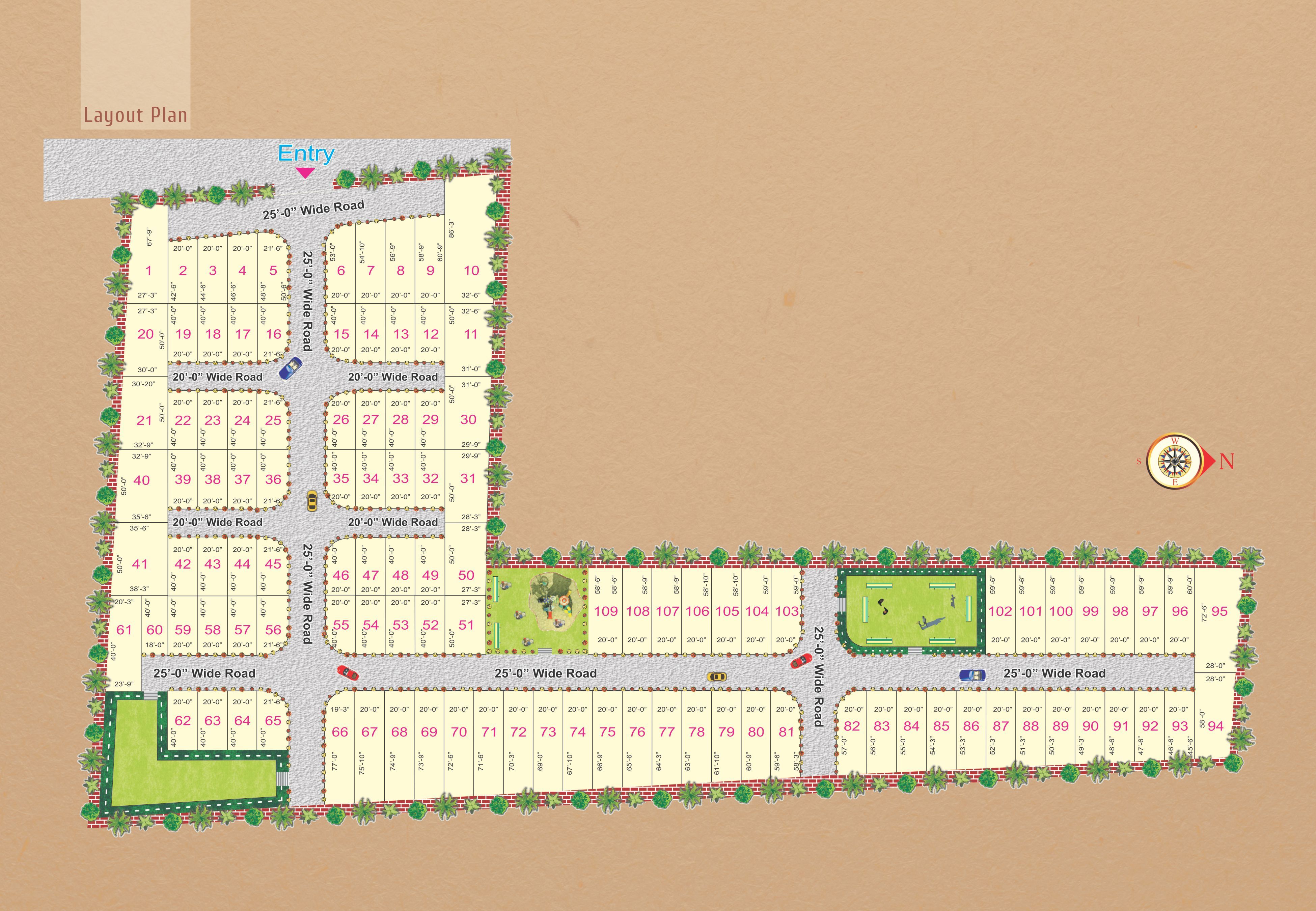 Maa Krupa Staineshwer Villa Layout Plan